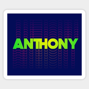 Anthony gift idea for boys men first given name Anthony Sticker